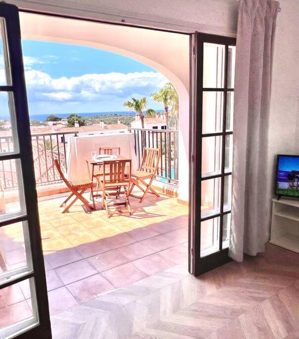 Atico Con Vistas Al Mar Cala Enporter Cala En Porter  외부 사진